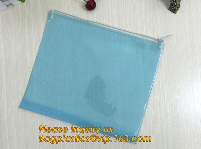Plastic Bag OEM Custom PVC Loop Handle Image Printed Plastic Shopping Bag,Promotional Clear Waterproof Plastic Cosmetic