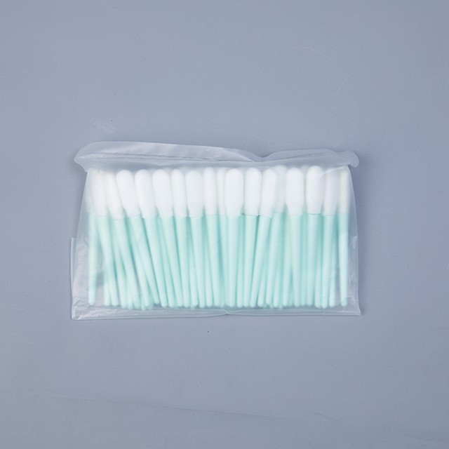 Round Sponge Head Lint Free Foam Swabs Stick TX706A Apply To Clean Room