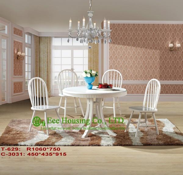 Solid Wood Dining Chairs,Solid Wood Dinning Table Furniture With Chairs/Home