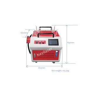 Mini Handheld CNC 100w 200w Laser Cleaning Machine For Rust Revomal