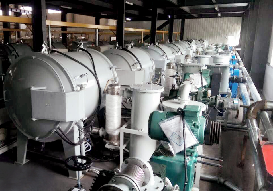 Medium Frequency Horizontal Carbonization Furnace Induction For Titanium Carbide Powder
