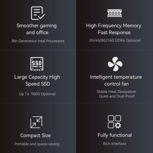 Intel Core I7 7500U Mini Computer With Windows 10 Linux And DDR3L RAM Up To 16GB