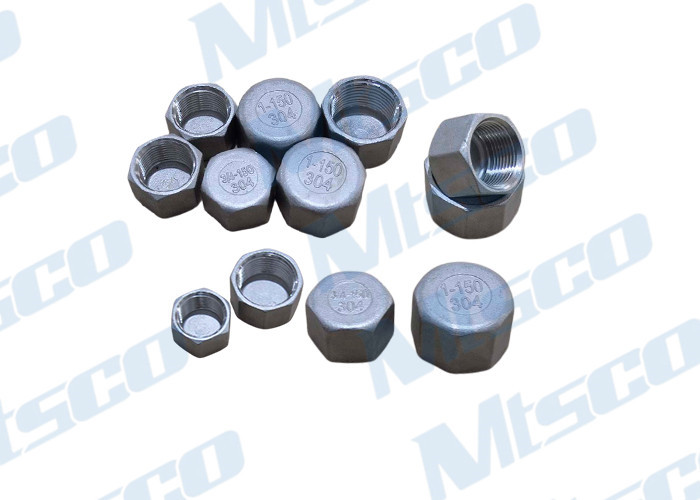 Hex Cap 1'' 304 Male Female Thread Connection Casting Pipe Fittings SR Polish