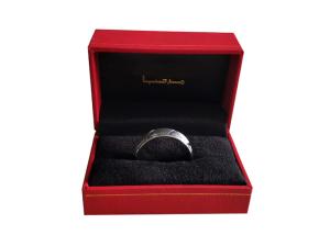  Lovely Square Paper Gift Box Small Luxury Jewelry Pack For Earring / Wedding Ring Manufactures