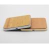 Buy cheap 10W Qi Wireless Wooden Phone Charger Square Shape with Aluminium Alloy Base from wholesalers