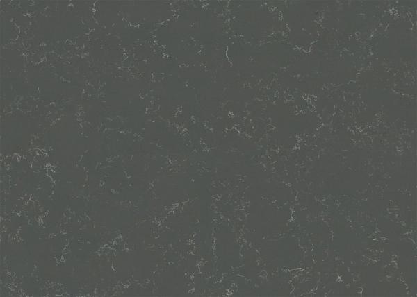 Artificial Stone Kitchen Furniture Dark Brown Vein Quartz Slabs for Countertop