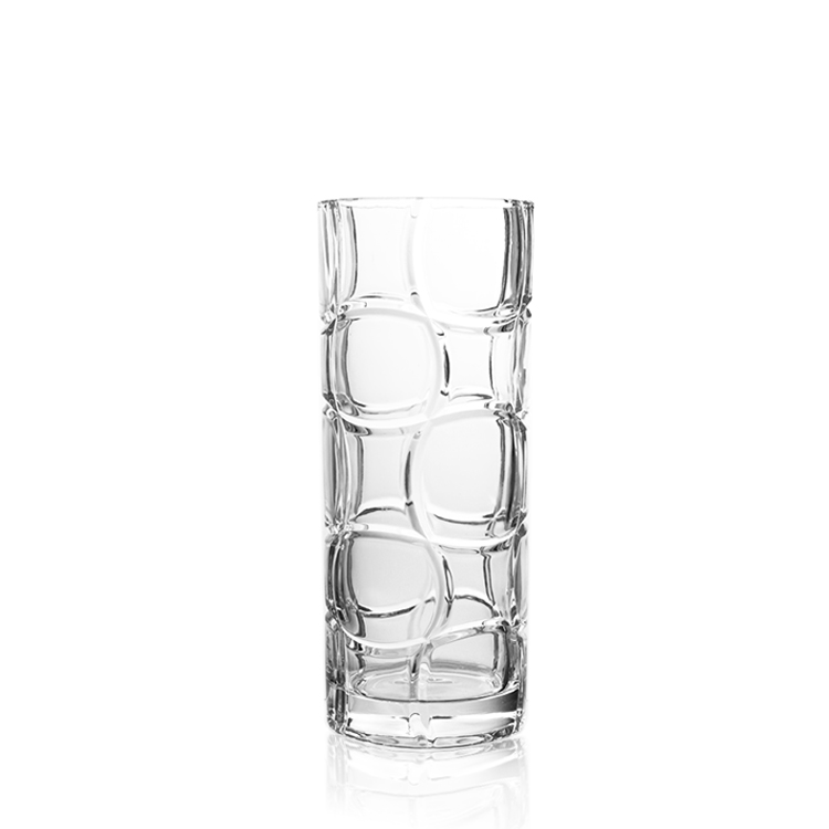 Custom Wholesale Matte Candle Vessels Embossed Large Empty Candle Container Glass Vase