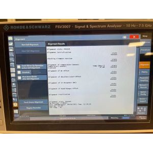  Rohde &amp; Schwarz FSV3007 Signal And Spectrum Analyzer 10 Hz To 7.5 GHz With Touchscreen Manufactures