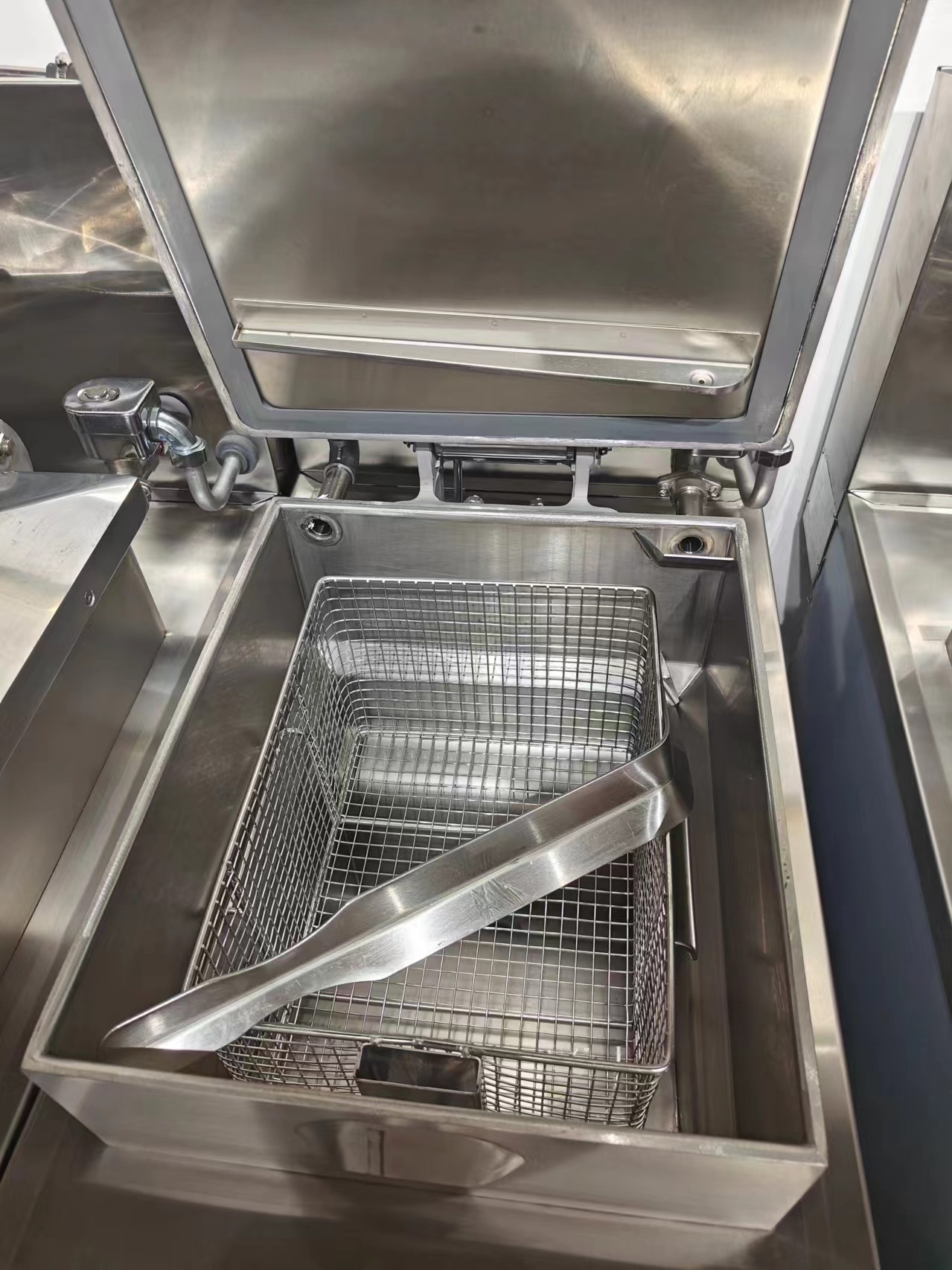 Mechanical Panel 304 SUS Gas Heating Chicken Pressure Fryer Without Oil Filtration