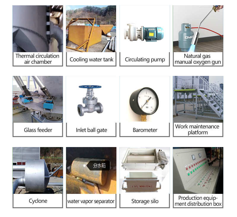 TONTEN Industrial Glass Crusher Machine Production Line To Sand 6-25t Per Batch