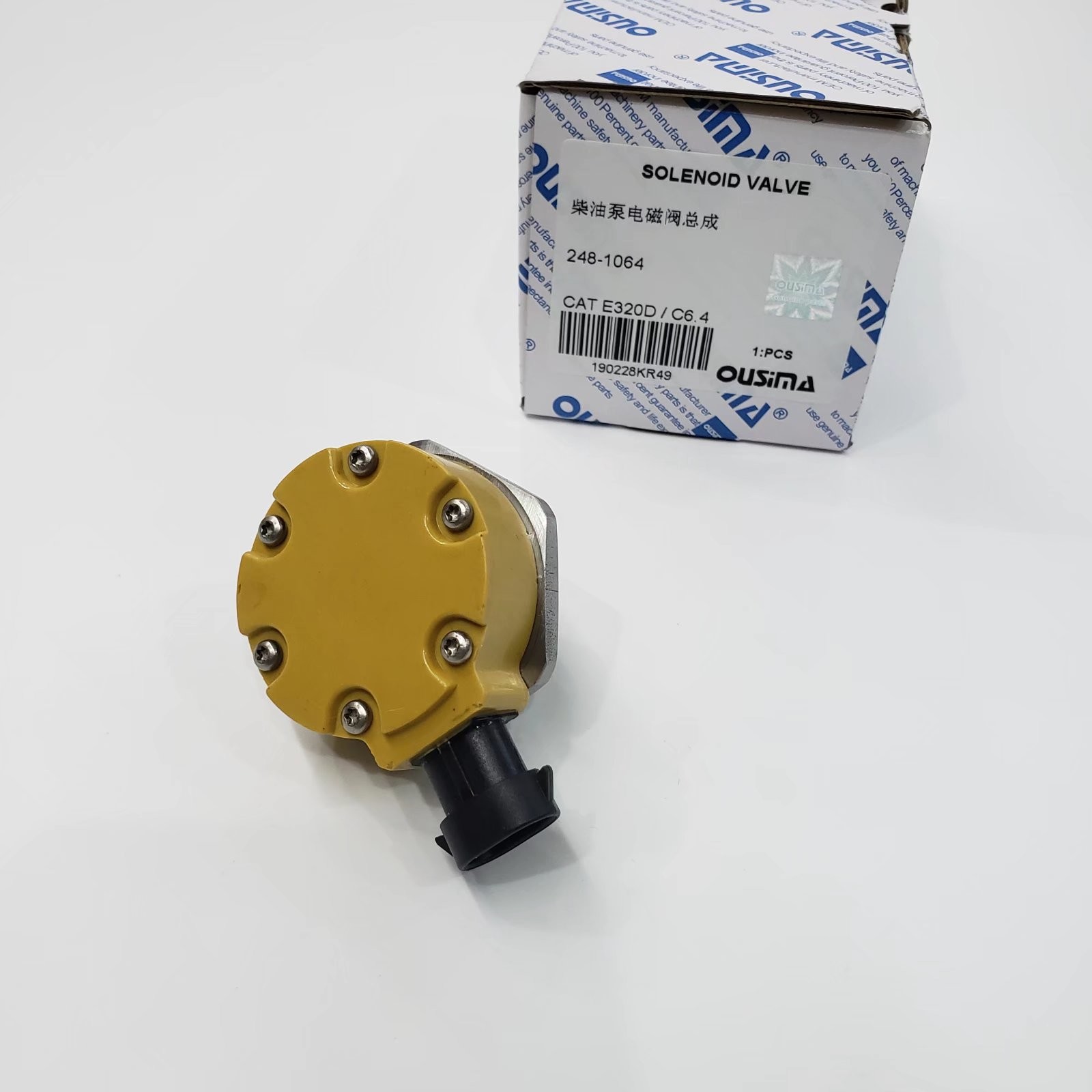 OUSIMA Fuel Pump Solenoid Valve 248-1064 2481064 With E320D C6.4 Engine