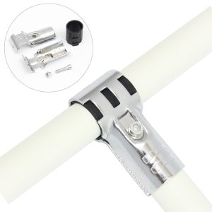 Chrome Lean Pipe Connector ESD Pipe Joint Lean System Accessories for Workbench