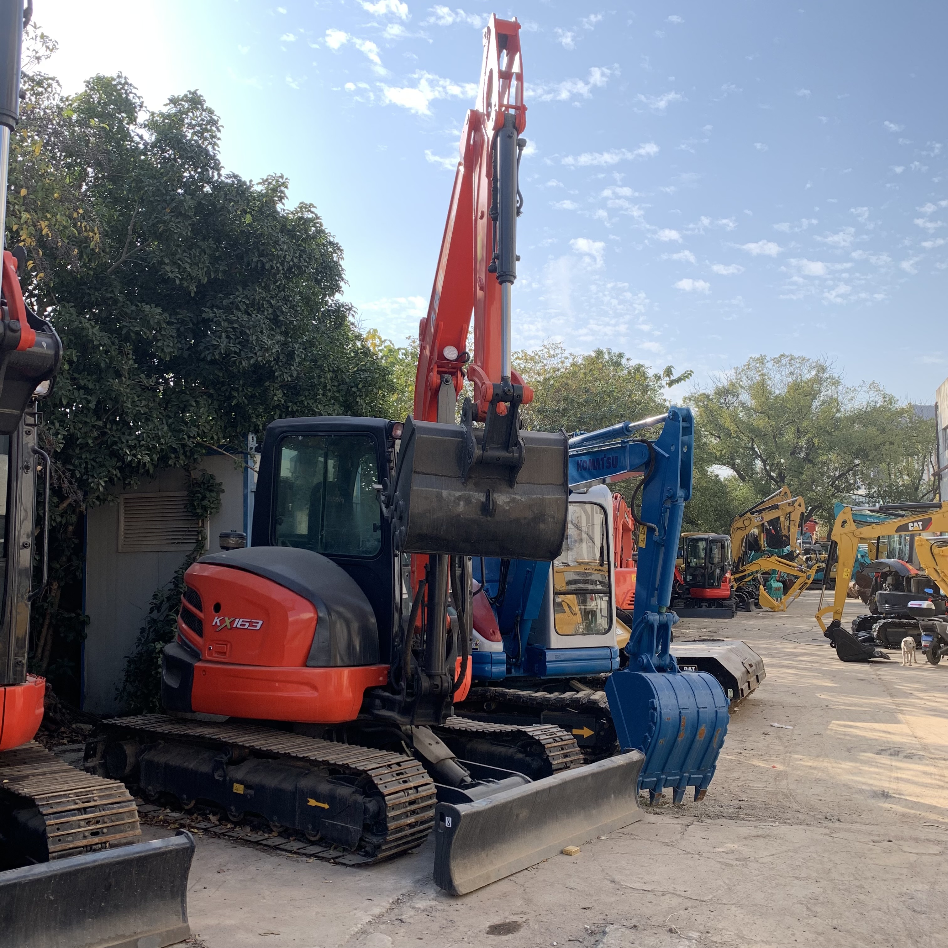 Original Kubota KX163 Mini Excavator with Original Hydraulic Valve and Good Condition