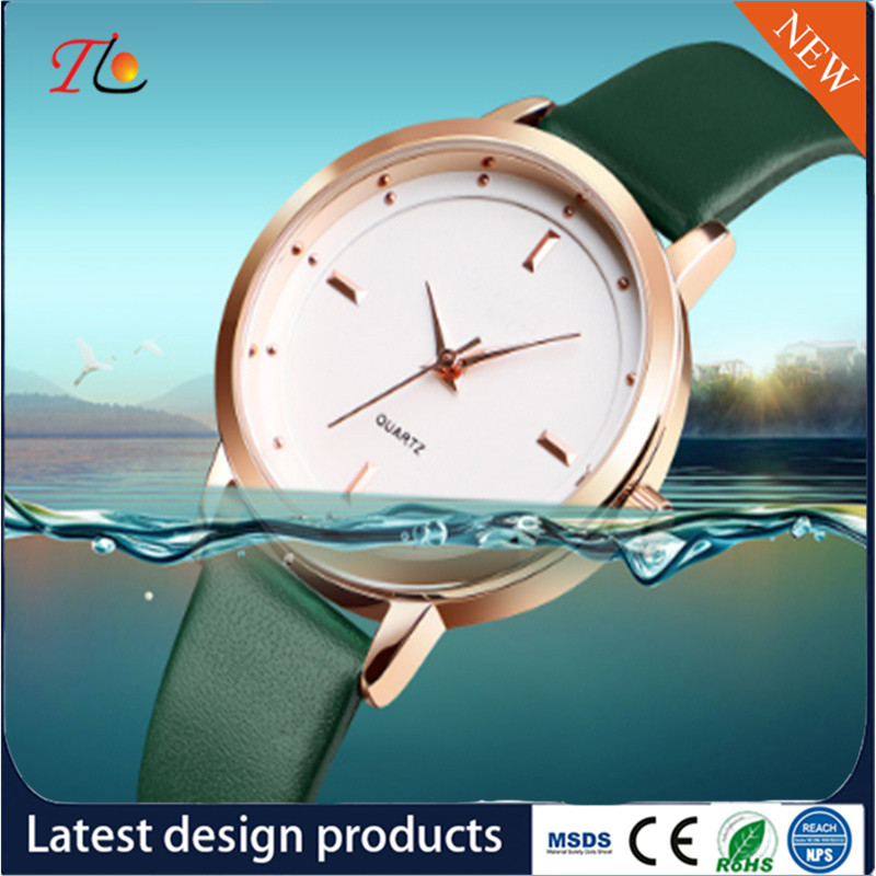 Wholesale Customizable PU Strap/Band Wrist Watch Fashion Watch Alloy Case Multicolor Bands