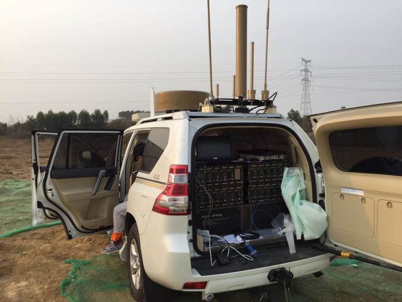Tactical Vehicle Drone Jamming Device And Detection System For Protected Areas