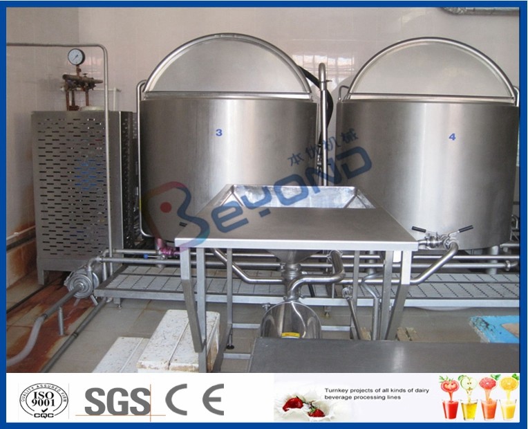Industrial 1000l Ice Cream Making Machine For Ice Cream Processing Line