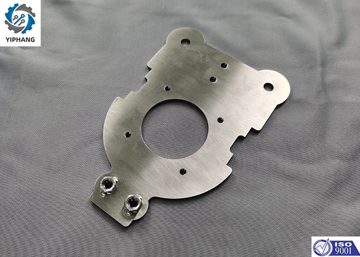 Sandblasting / Chroming Sheet Metal Wall Mount Shelf Support Bracket RoHS Compliant