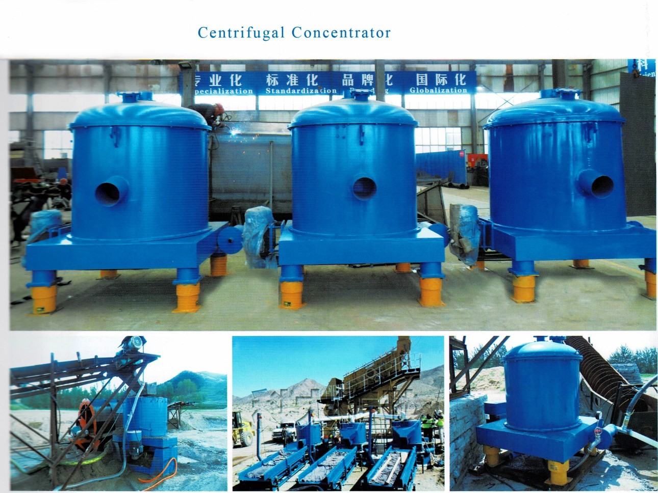 Mineral Gold Washing Trommel Screen With Water Pump