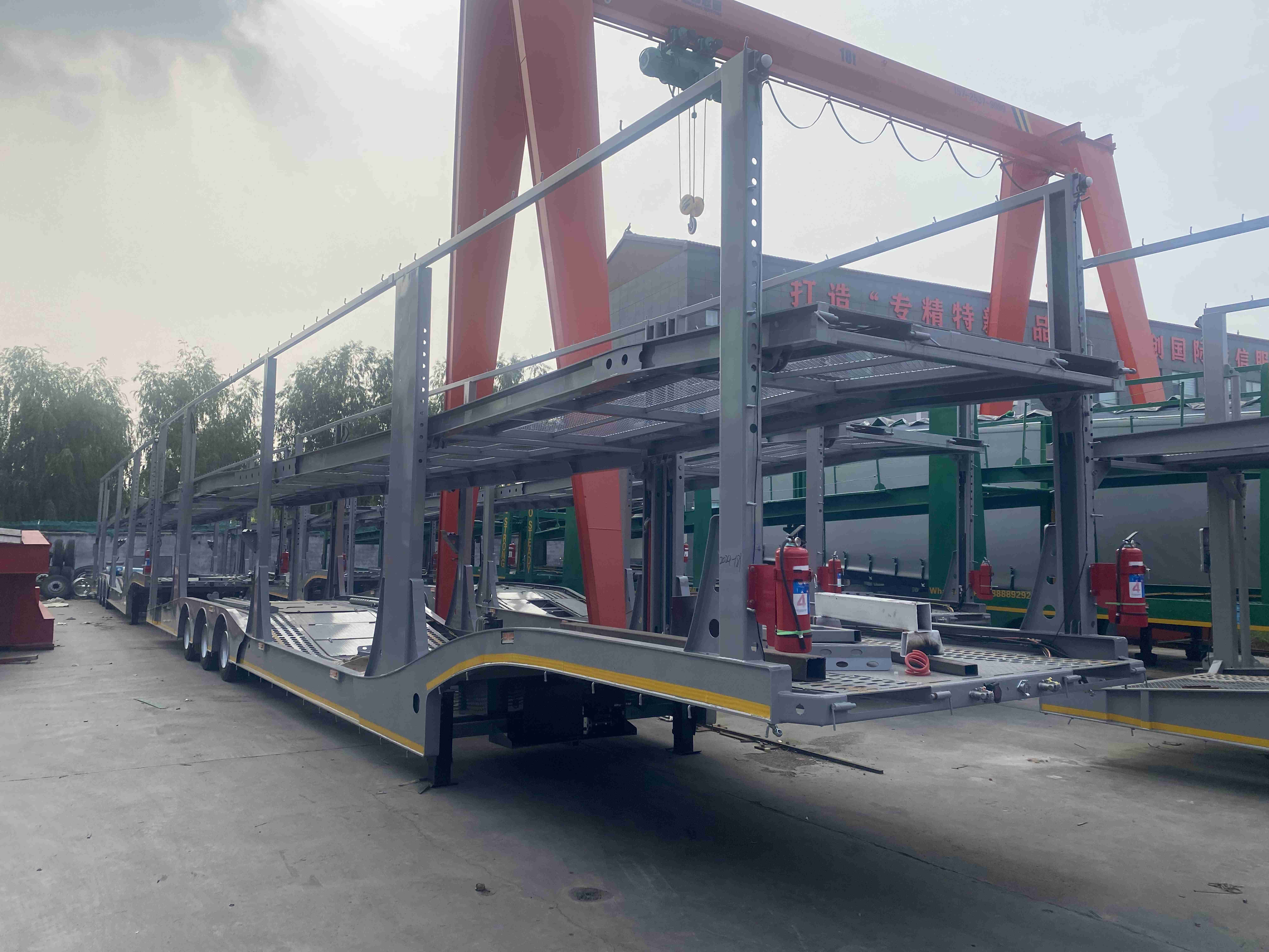 Chinese Factory Double Decker Car Transport Trailer Sedan Transport Car Transport Semi-trailer