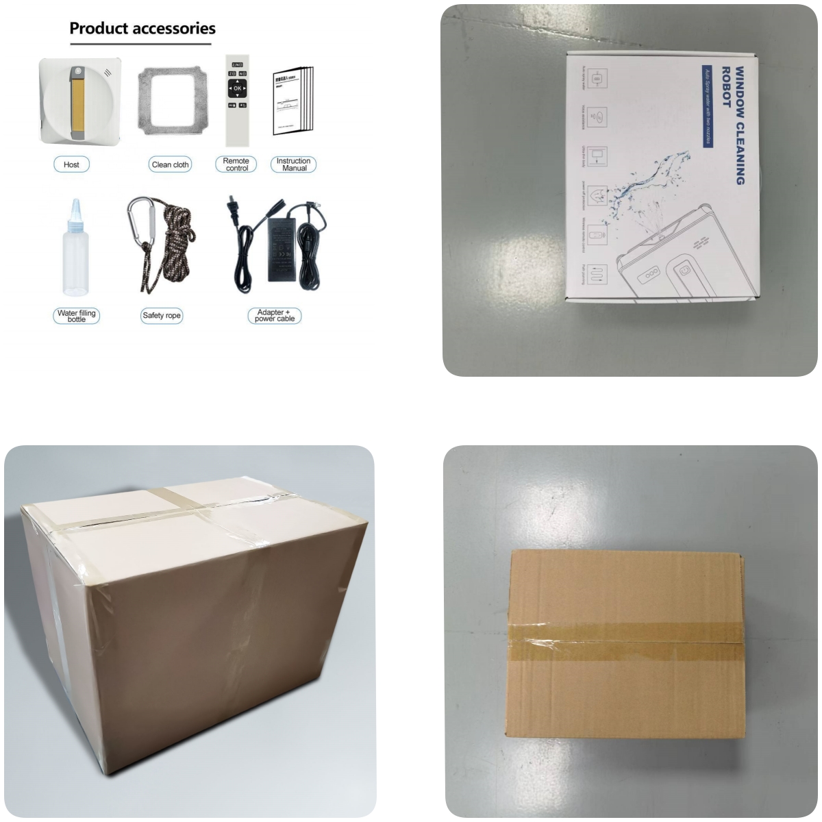 App Controlled Customized Window Cleaning Robot Household Outdoor Remote Window Washer