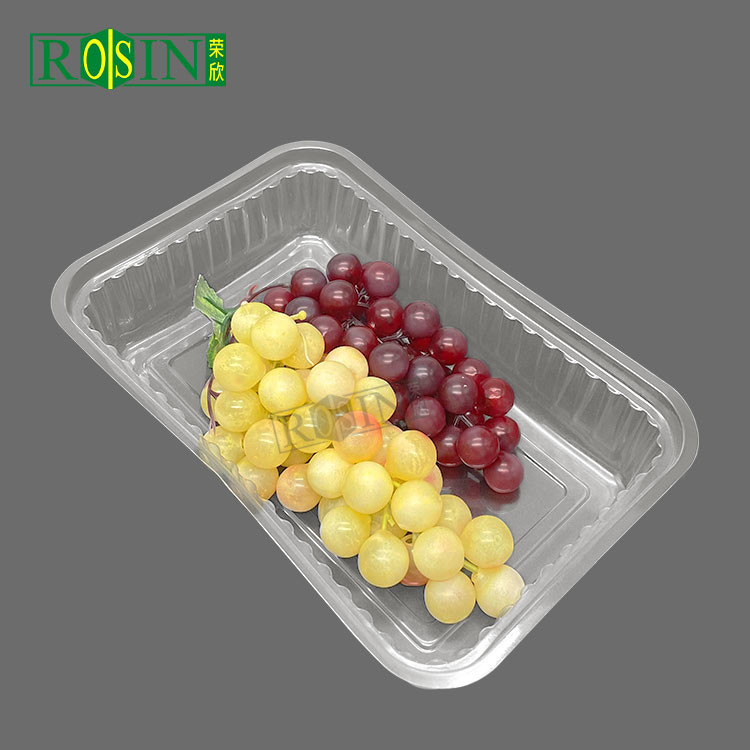 1000ml Disposable Plastic Container Rectangular For Vegetables And Fruits