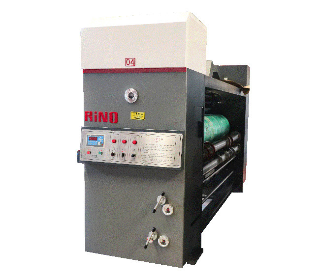 Corrugated Box Cartonbox 2 Color Flexo Printing Machine With Die Cutter