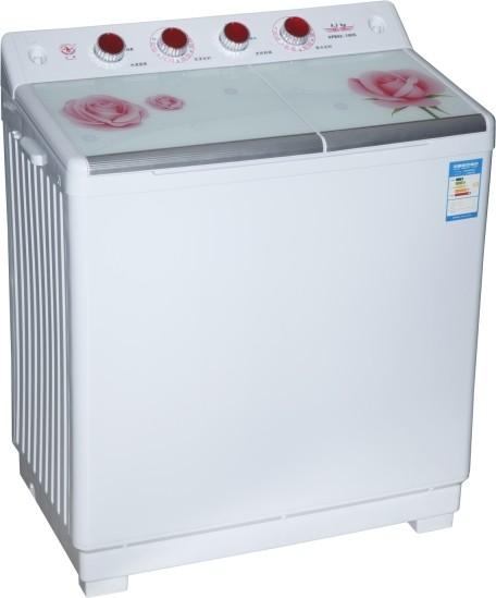 Quiet Plastic 10kg Twin Tub Washing Machine With Optional Shapes Knobs Colorful