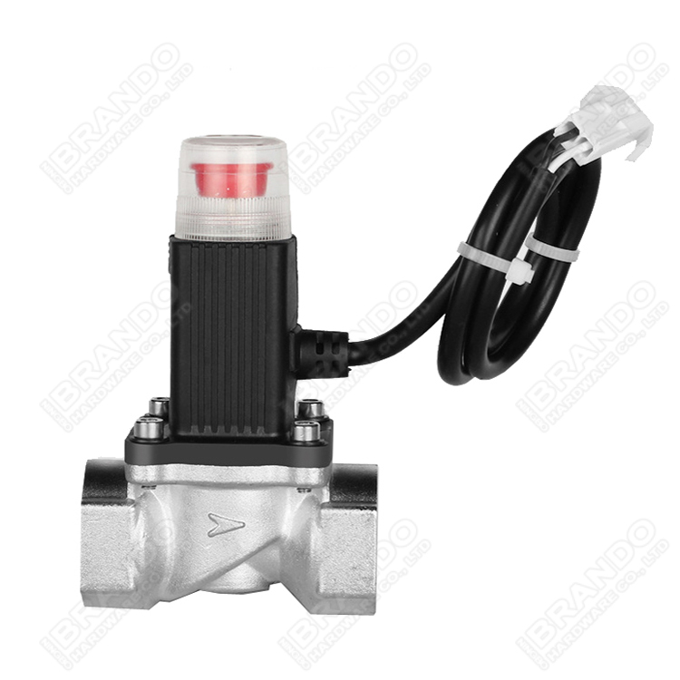 Emergency LPG Natural Gas Shut Off Solenoid Valve 1/2'' DN15 12V