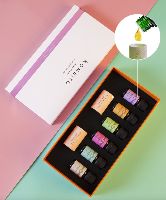 MSDS 100% Pure Aromatherapy Essential Oils Set Lavender Osmanthus Rose Orchid Lily Jasmine