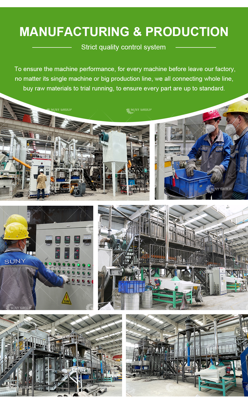 PLC PC Touch Screen Control Lion-ion Cells Recycling Machine for 1000Kg/H Production