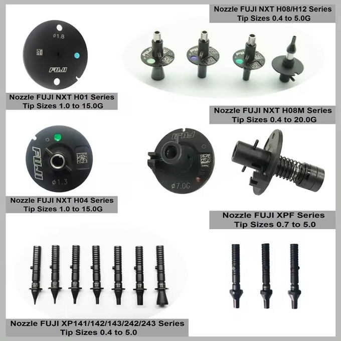 FUJI NXT III H24 1.0 1.8 L Nozzle SMT Machine Spare Parts for Pick and Place Machine 5