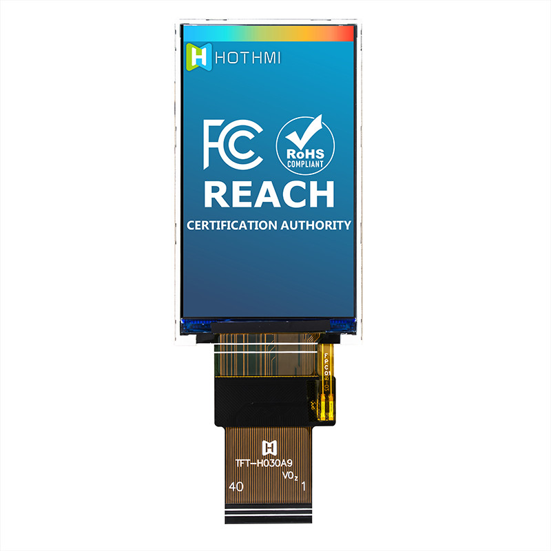 3.0 Inch IPS 360x640 ST7701 Portrait TFT Display Panel SPI For Handheld Devices