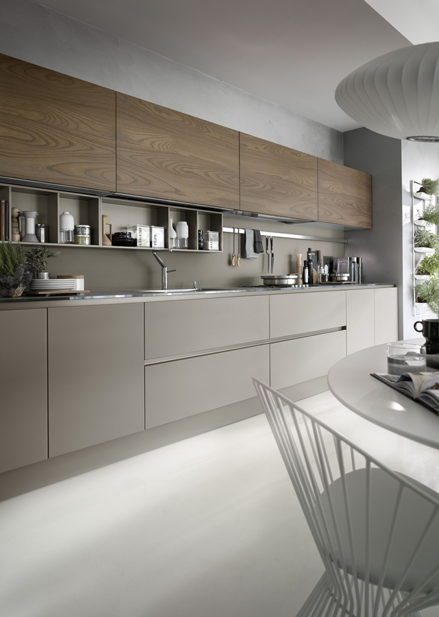 Affordable Wooden Cabinets Kitchen Cabinet Luxury with Veneer and Lacquer Finish