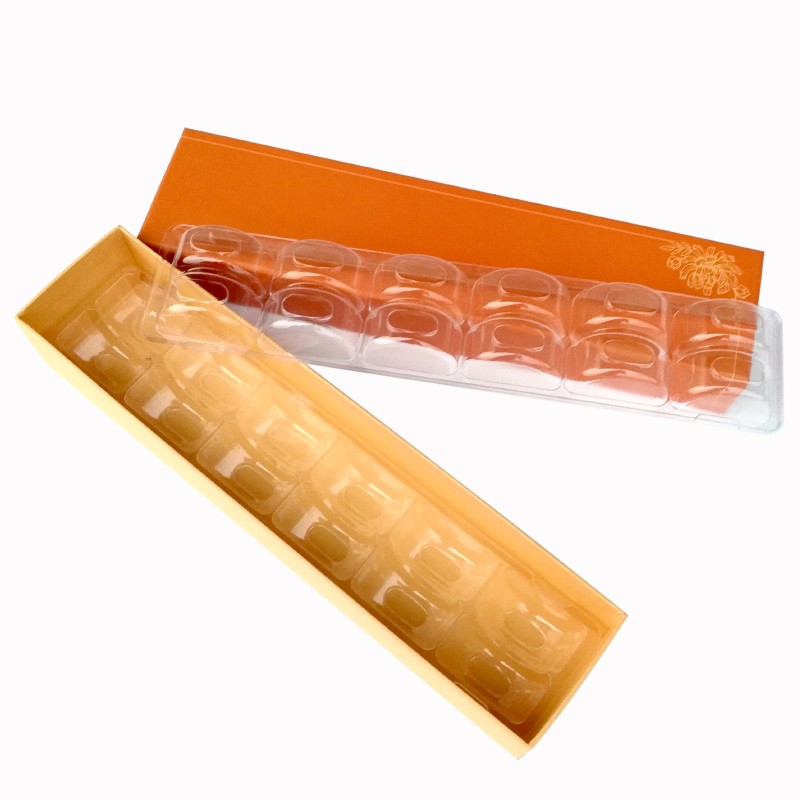 customized macaron package paper card box/plastic tray/fold paper box