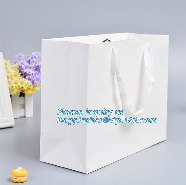 Luxury Paper Gift Carrier Shopping Bag Party Bag with Handles,printed paper carrier bag for apparel shopping bag, bageas
