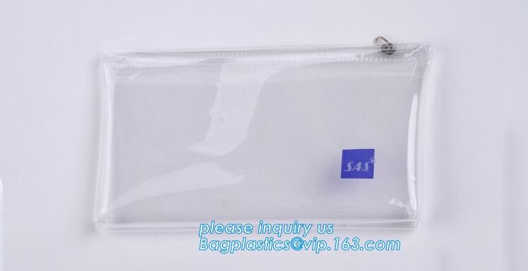 Plastic Bag OEM Custom PVC Loop Handle Image Printed Plastic Shopping Bag,Promotional Clear Waterproof Plastic Cosmetic