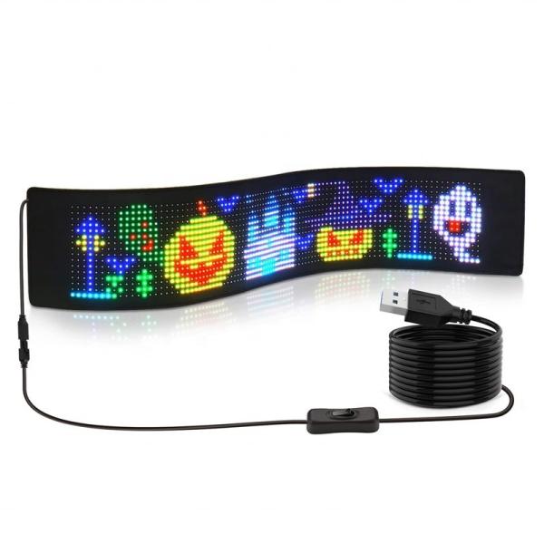 Wifi App Display Vehicle Mounted Taxi Car Rear Window Led Advertising Billboard