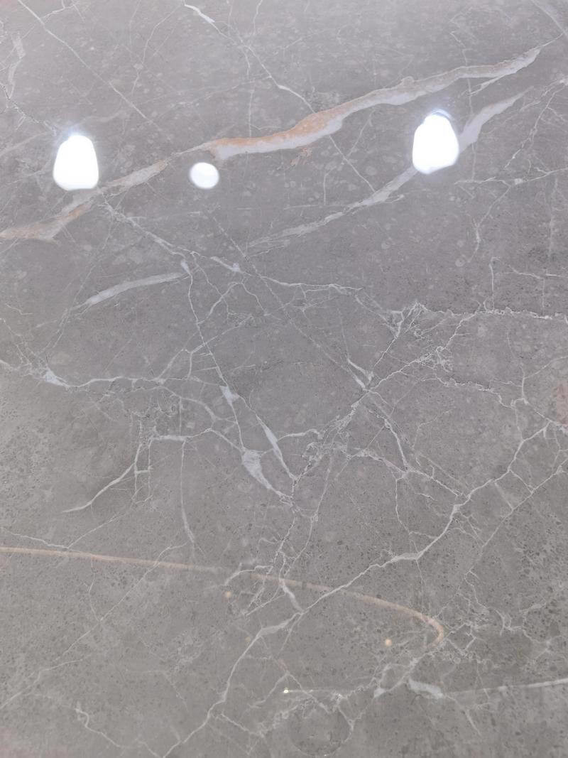 Stunning Interior Floor Durable 1200x1200mm Gray Glazed Polished Porcelain Tile For Bathroom And Bedroom