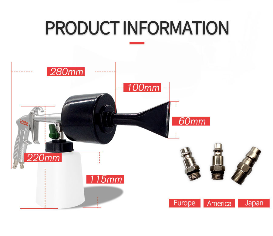 Customized Black Casting Aluminum Car Foam Pressure Washer For Car Washing