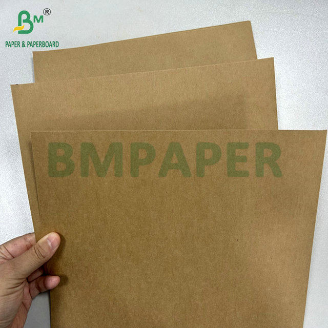 High Tear Strength 250gram 270gram Brown Kraft Liner For Gift Carton 61 x 86cm