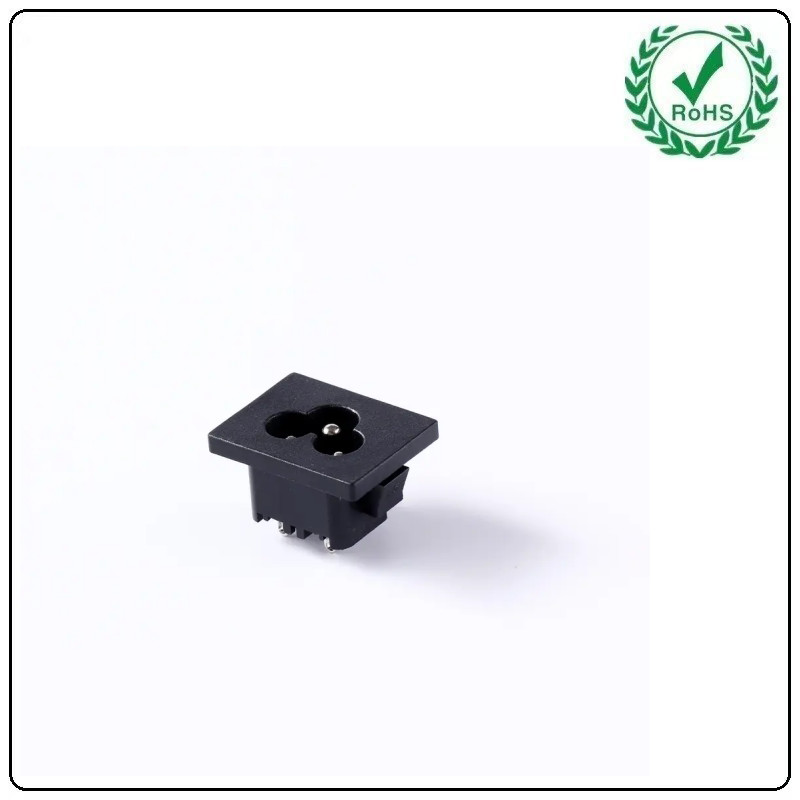  IEC320 Screw Mount Inlet C6 Plug Socket AC 250V With Ears Mickey Mouse Head Power Socket AC 500v(50hz)/Min Standard Grou Manufactures