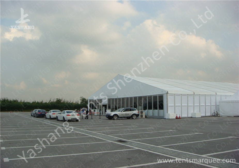 Glass Doors Aluminum Structure Tent Marquee Big Marquee Hire 40x100 M 4000 Sqm