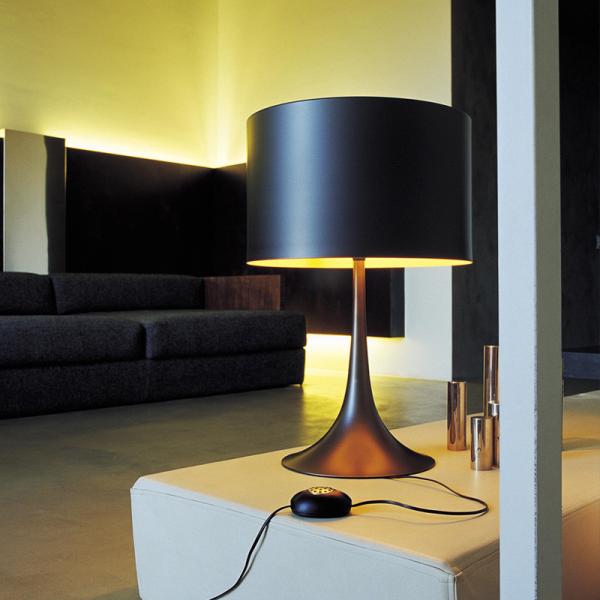Modern Mushroom table lamp black white simple art salon light bedside Flos Spun