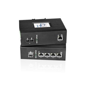 4 X 10/100Base-T Industrial Ethernet Switch 1.4Gbps With 512K Memory