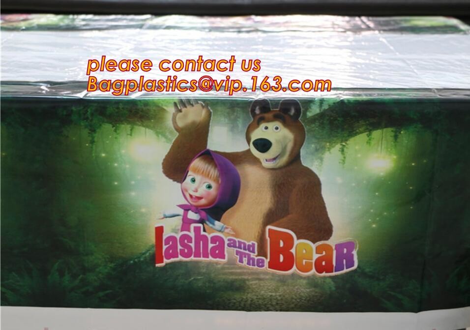 WHOLESALE DISPOSABLE PE PRINTED POLKA DOTS PARTY TABLE CLOTH, TABLE COVER,1PCS/BAG,600BAGS/CTN,SEASONAL PACKAGING TPU EV