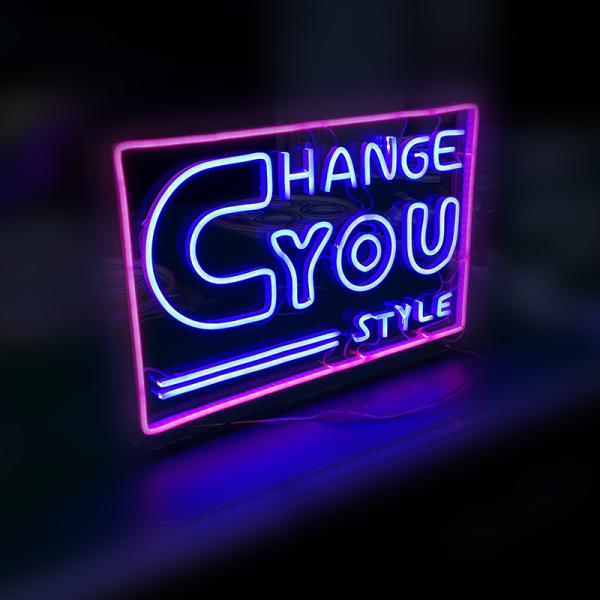 Acrylic Neon Sign Letter Style Logo Outdoor Sign 3D Letter Custom Logo Sign 3D