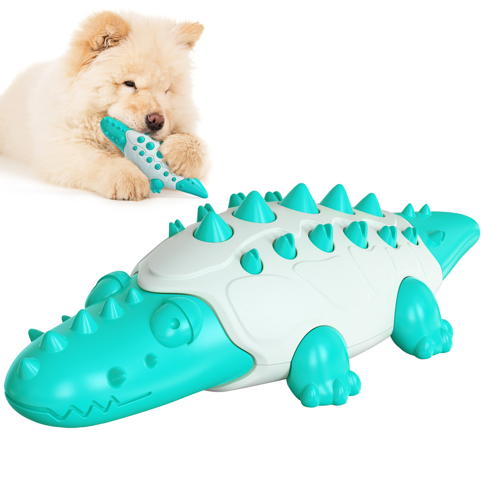 Explosive Crocodile Leaking Ball Resistant To Biting Dog Bite Toy Teeth Cleaning Molar Stick Toy