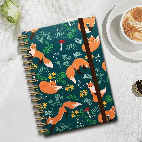  5.8 X 8.3 Inches Custom Journal Notebook with Monochrome Color Scheme Manufactures