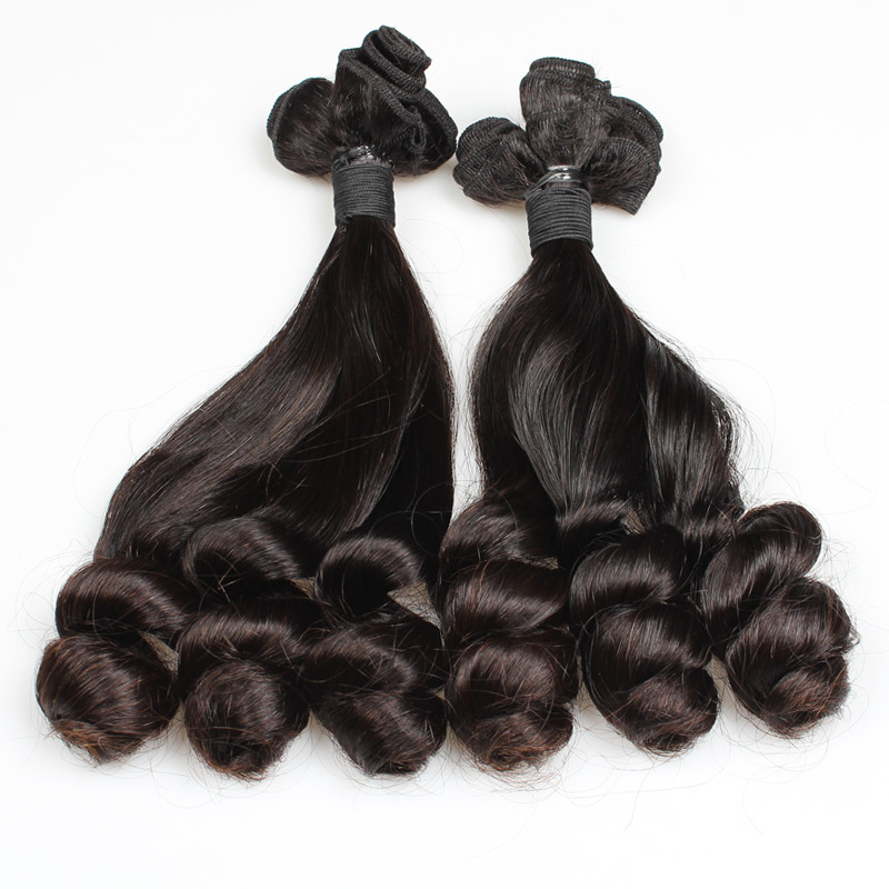 Wholesale Virgin Human Hair Etension Natural Color Indian Hair Bundles