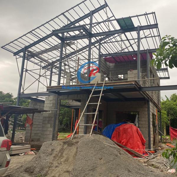 Modern Architectural Steel Construction Q345b Q235b Steel Frame Multi Storey